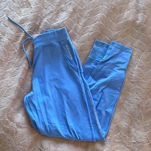 Alphalete Premium Jogger workout leggings pants Neverland periwinkle blue M